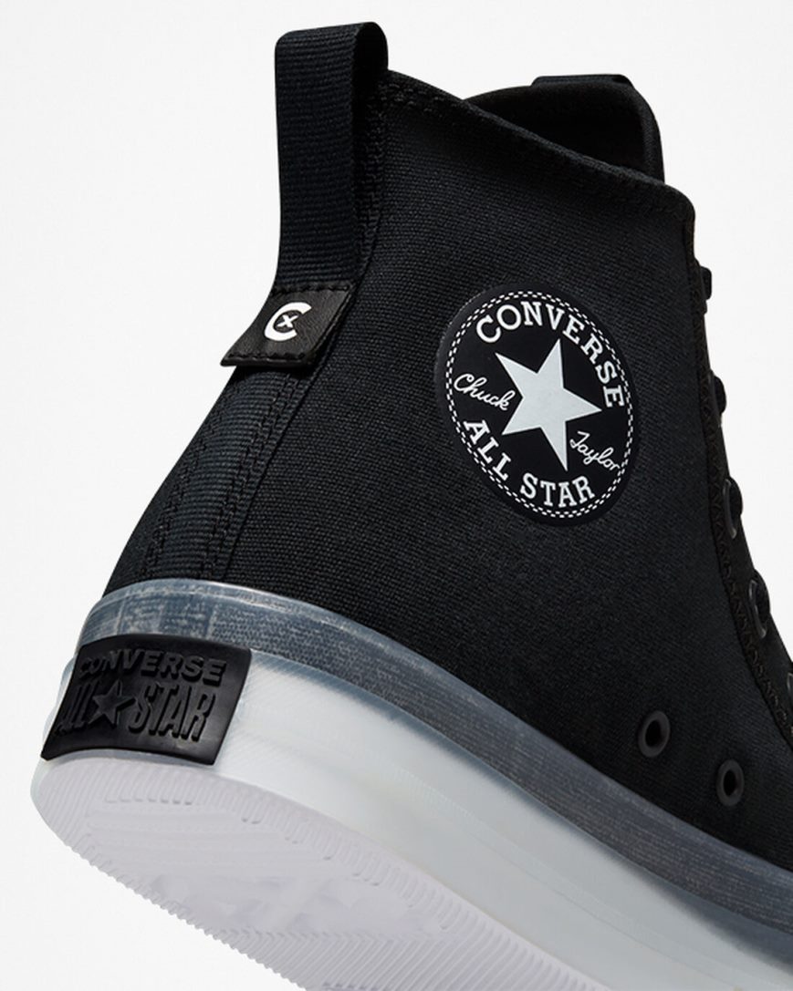 Tenisi Inalti Barbati Converse Chuck Taylor All Star CX Explore Negrii Albi | RO 0RCDG169